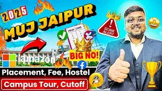 Manipal Jaipur Review 2025 🔥 | Cutoff, Placements, Fees, Hostel etc | Manipal Counselling 2025