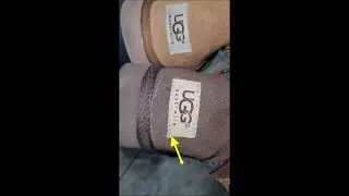 UGG real vs fake. How to spot fake UGGs