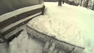 Cub Cadet LTX1050KW: Snow Plowing (6.5in)