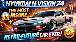 Hyundai N Vision 74 &ndash; The Most Insane Retro-Future Car Ever 😱⚡