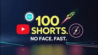 CREATE 100 FACELESS YOUTUBE SHORTS FAST WITH CANVA AND CHATGPT