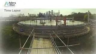 Adler and Allan sludge digester lining