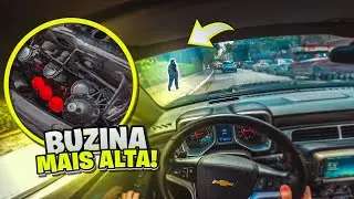 COLOQUEI NOVA BUZINA DE NAVIO NO CAMARO - FICOU AINDA MAIS ALTO E DIFERENTE 👍