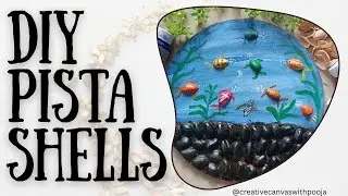 Fish Craft Using Pistachio shells|Wall Hanging Craft|Sea life using Pista Shells|Home decor  #crafts