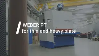 WEBER PT - Sanding and deburring machine for thin or heavy plate