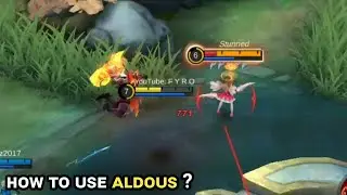 ALDOUS TUTORIAL | HOW TO USE ALDOUS IN SIDE LANE ? | TOP GLOBAL ALDOUS GAMEPLAY | MLBB