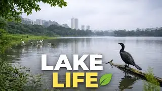 Lake Life | Birds, Water & Balance#nature #wildlife #birds #birds #meditation#peace #bengluru #music
