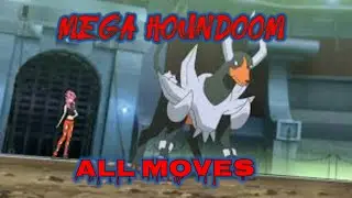 Mega Houndoom all Attacks & Moves (Pokemon) @pokeamourshippings7696