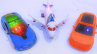 2 RC CAR CHASE vs AIRBUS A380! 😳2 Tiny Cars Take On The World's Largest Plane $ Dugu playtoys