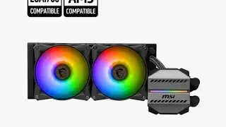 MSI MAG Coreliquid M240 ARGB 240mm CPU Liquid Cooler Black#gaming #msi #gaming