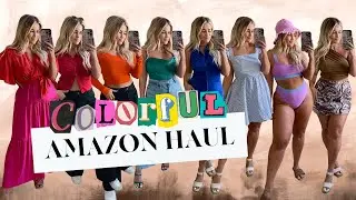 AMAZON HAUL | Colorful summer outfits!