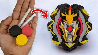 Making PRIME APOCALYPSE Plastic Burst Beyblade DIY