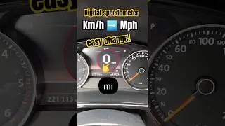 How to change KM to Miles VW-Touareg