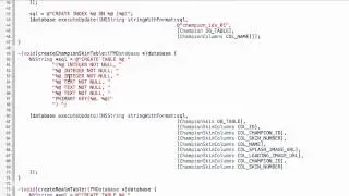 SQLite: Creating a database in an iOS app
