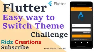 🔴 Flutter Easy Way to Switch Theme🔴