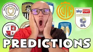2025/26 EFL League 2 Predictions - Week #23