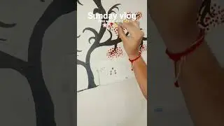 Sunday mini vlog  #wallpainting #artistdrawing #vlogsunday #minivlog #astheticday