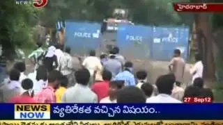 Students Vs Police War in OU Campus (TV5)