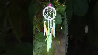 dream catcher | best out of waste | CRAART #craft #craart #diy #windcatcher