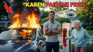 Karen Kept Stealing My Power for Her Tesla &mdash; So I Cut the Feed and Her Battery Fried!