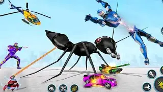 ant robot multiple robot car game,mech robot transform game,android gameplay