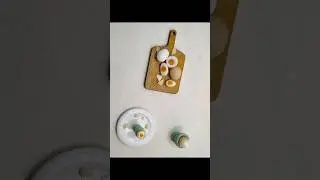 Polymer Clay Eggs #egg #polymerclay #clay #boiledeggs #miniaturefood #craft