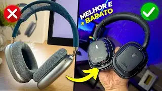 ADEUS AIRPODS MAX!!! Comprei o MELHOR Fone Bluetooh BARATO para COMPRAR 2024 - BASEUS BOWIE 10 MAX
