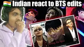 Reacting to BTS viral edits 💜 || Chill Anuj