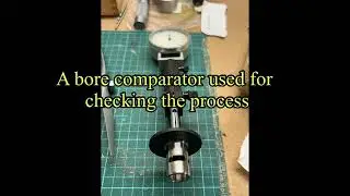 Lapping a model engine cylinder with diamond paste