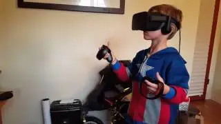Tyler on the Oculus Rift for the first time!