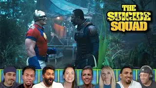 Reactors Reacting to PEACEMAKER AND BLOODSPORT KILL-OFF | The Suicide Squad (2021)