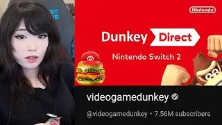 Emiru Reacts to Dunkey Direct 2 (Spaghetti Night) by @videogamedunkey