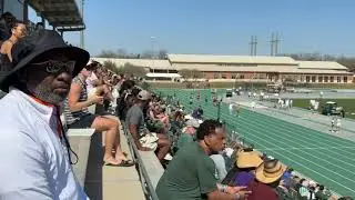 Texas 6A state champion & current Baylor Bear Mason Dossett dominates 110H @Clyde Hart Classic 2025