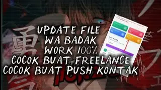 NEW FILE WA BADAK ANTI BAND WORK 100% NO GIMICK&sup2; ‼️