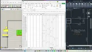 Grasshopper Autocad Excel : Text Schedule inside Drawing Japan