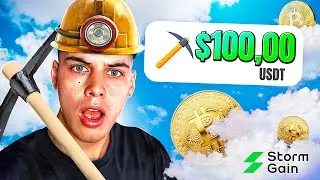 GANA $100 USDT GRATIS!!! MINA BITCOIN en la NUBE GRATIS! ✅ STORMGAIN 🥇 Tutorial Completo