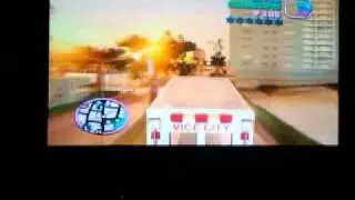 Flying bus on grand theft auto vice city