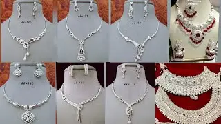 ২০২৬ আপডেট আকর্ষনীয় সিম্পল রূপার নেকলেস/unique trendy stylist silver necklace ideas/rupar golar har