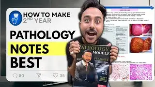 Pathology 2nd Year Best Notes For University Exams | how to make notes in medical school 2nd year