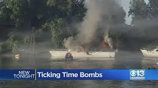 Abandoned Boats On Sacramento Waterways Pose Threats