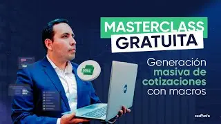 ✨ TALLER GRATUITO VBA MACROS EN EXCEL : Generaci&oacute;n masiva de cotizaciones en VBA Macros 📊