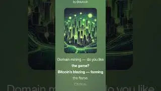 Domain mining is broken right now #glitch #crypto