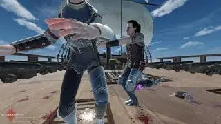 Oculus Quest 2 (via VD) - Blade and Sorcery, Raw Flycam Footage for Kill Compilation