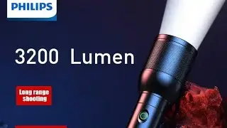 Очень ЯРКИЙ ФОНАРИК Philips 3200 люмен.vitalik ignatyuk