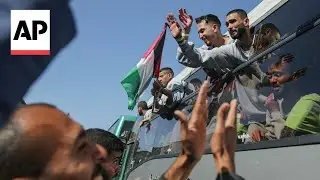 Gaza ceasefire sees smoothest exchange yet of Israeli hostages and Palestinian prisoners