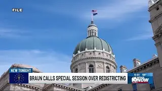 Indiana Gov. Mike Braun calls special session to redraw state&rsquo;s congressional boundaries