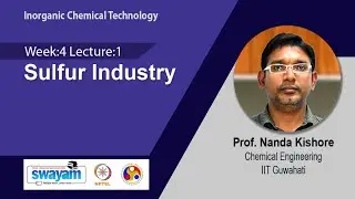 Lec 11: Sulfur Industry