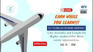 LIVE Guidance for Foreign Studies - Complete Goal #foreignstudies #completegoal #earnwhileyoulearn