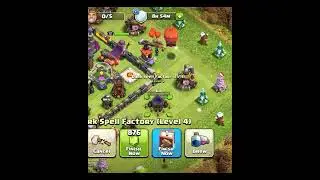 coc spell factory max level || #coc #shot || #subscribe