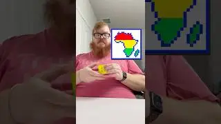 How I Turned A Rubiks Cube Into African Continent Art